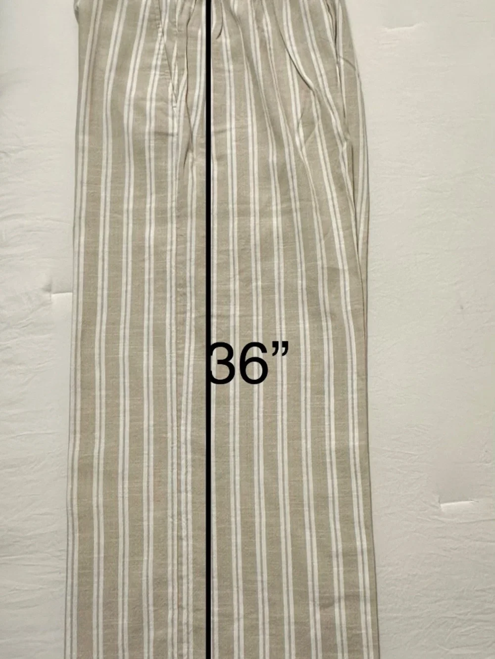 Banana Republic Rowan Wide-Leg Linen Striped Pants - Size 6 - NWOT